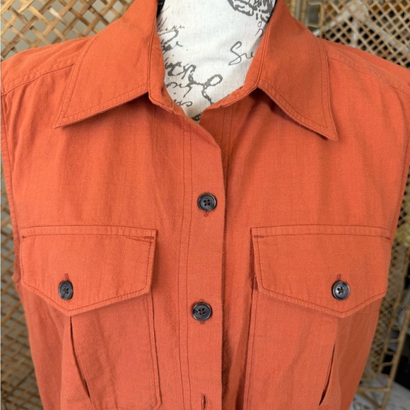 Banana Republic Sleeveless Top  Rustic Orange - Picture 6 of 10